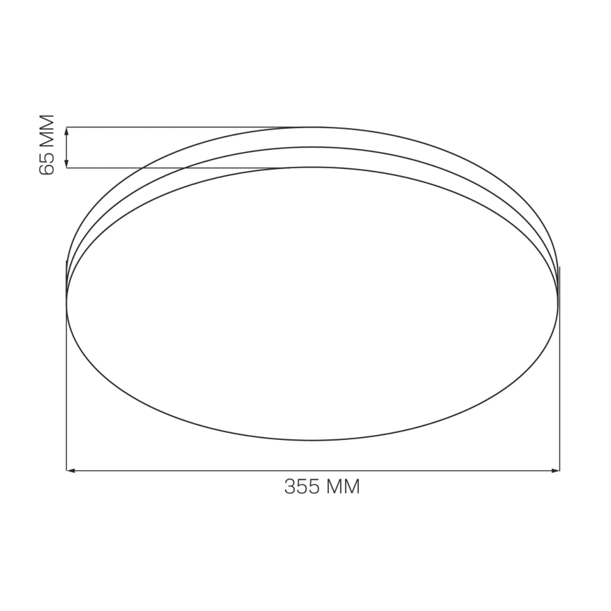 LED-kattovalaisin kylpyhuoneeseen MOON LED/18W/230V kiiltävä kromi IP44