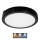 LED-kattovalaisin kylpyhuoneeseen NAIROS LED/18W/230V 3000/4000/6500K IP65 halkaisija 30 cm musta