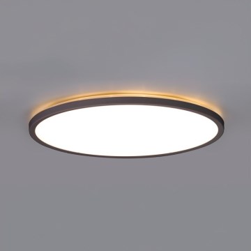 LED-kattovalaisin kylpyhuoneeseen NIVERA LED/12W/230V IP54 3000/4000/6000K halkaisija 22,5 cm musta