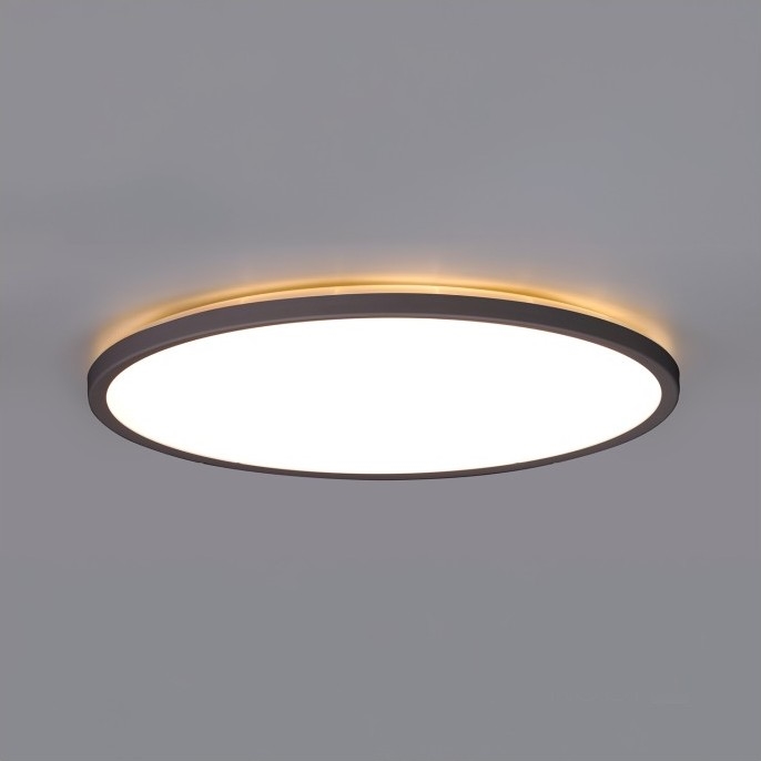 LED-kattovalaisin kylpyhuoneeseen NIVERA LED/12W/230V IP54 3000/4000/6000K halkaisija 22,5 cm musta