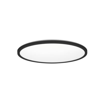 LED-kattovalaisin kylpyhuoneeseen NIVERA LED/12W/230V IP54 3000/4000/6000K halkaisija 22,5 cm musta
