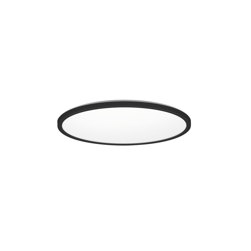 LED-kattovalaisin kylpyhuoneeseen NIVERA LED/12W/230V IP54 3000/4000/6000K halkaisija 22,5 cm musta