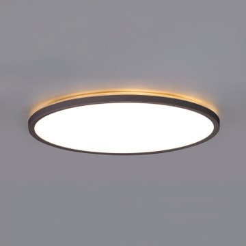 LED-kattovalaisin kylpyhuoneeseen NIVERA LED/18W/230V IP54 3000/4000/6000K halkaisija 30 cm musta