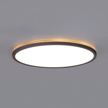 LED-kattovalaisin kylpyhuoneeseen NIVERA LED/24W/230V IP54 3000/4000/6000K halkaisija 30 cm musta