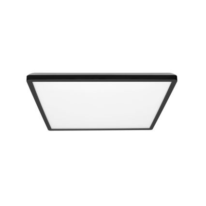 LED-kattovalaisin kylpyhuoneeseen NIVERA LED/24W/230V IP54 3000/4000/6000K 30x30 cm musta