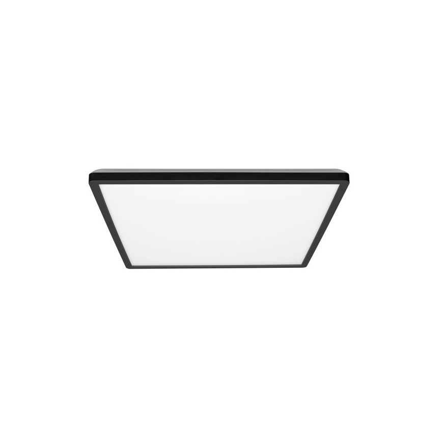 LED-kattovalaisin kylpyhuoneeseen NIVERA LED/24W/230V IP54 3000/4000/6000K 30x30 cm musta