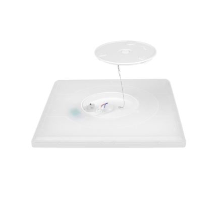 LED-kattovalaisin kylpyhuoneeseen NIVERA LED/24W/230V IP54 3000/4000/6000K 30x30 cm valkoinen