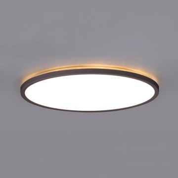 LED-kattovalaisin kylpyhuoneeseen NIVERA LED/32W/230V IP54 3000/4000/6000K halkaisija 42 cm musta
