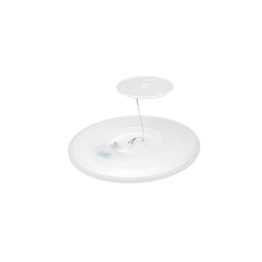 LED-kattovalaisin kylpyhuoneeseen NIVERA LED/32W/230V IP54 3000/4000/6000K halkaisija 42 cm musta