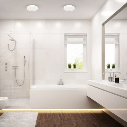 LED-kattovalaisin kylpyhuoneeseen VERA LED/12W/230V 4000K IP65 valkoinen