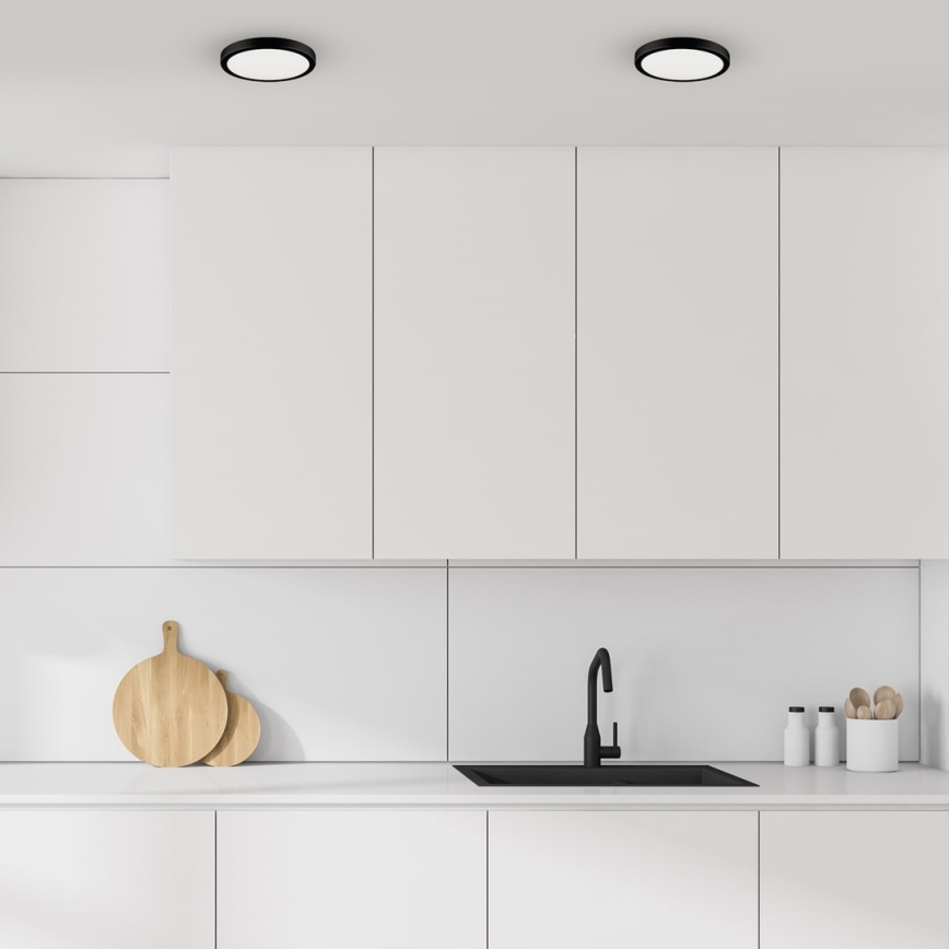 LED-kattovalaisin kylpyhuoneeseen VERA LED/24W/230V 4000K IP65 musta