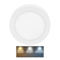 LED-kattovalaisin LADA LED/18W/230V 3000/4000/6000K halkaisija 22 cm valkoinen