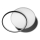 LED-kattovalaisin LED/100W/230V 3000-5000K musta/harmaa