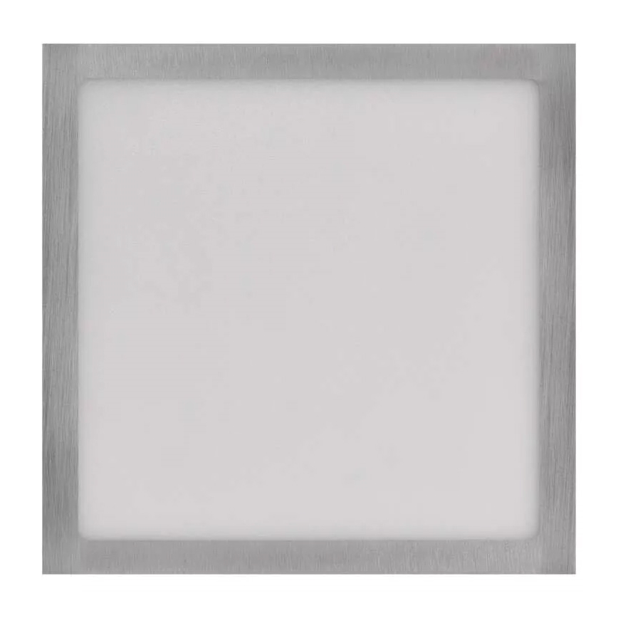 LED-kattovalaisin NEXXO LED/12,5W/230V 3000/3500/4000K 17x17 cm kiiltävä kromi