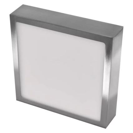 LED-kattovalaisin NEXXO LED/12,5W/230V 3000/3500/4000K 17x17 cm kiiltävä kromi