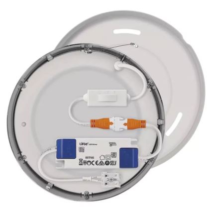 LED-kattovalaisin NEXXO LED/12,5W/230V 3000/3500/4000K halkaisija 17 cm mattakromi