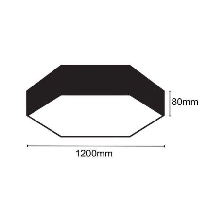 LED-kattovalaisin LED/120W/230V 4000K halkaisija 120 cm