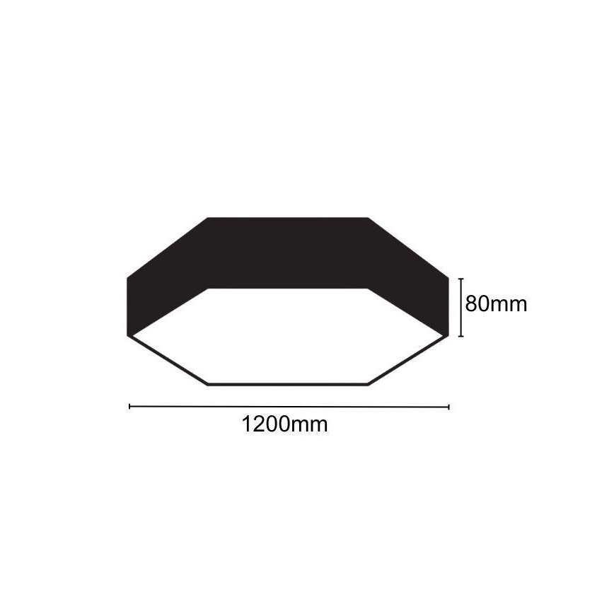 LED-kattovalaisin LED/120W/230V 4000K halkaisija 120 cm