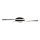 LED-kattovalaisin LED/12W/230V 3000K musta