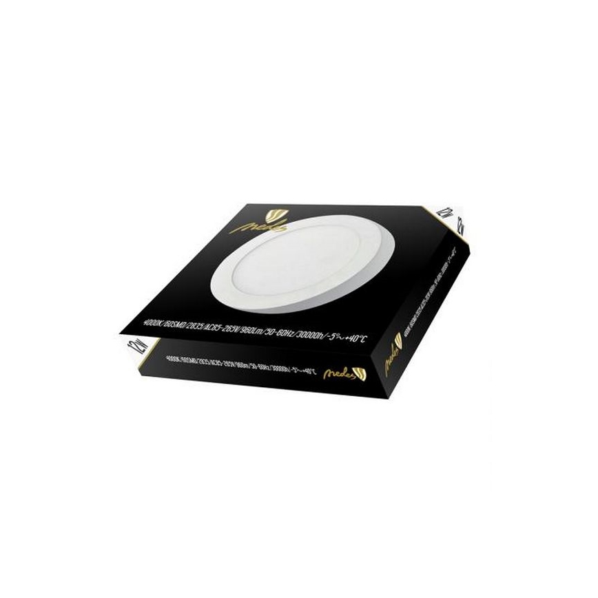 LED-kattovalaisin LED/12W/230V 4000K halkaisija 17,2 cm