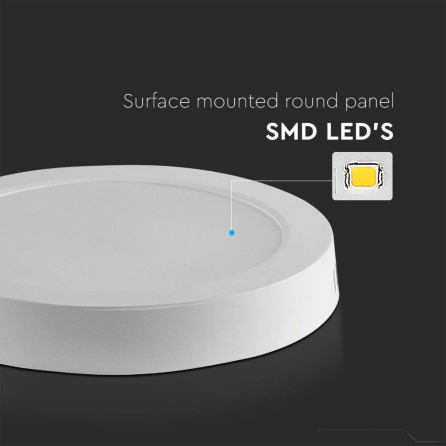 LED-kattovalaisin LED/12W/230V 4000K valkoinen