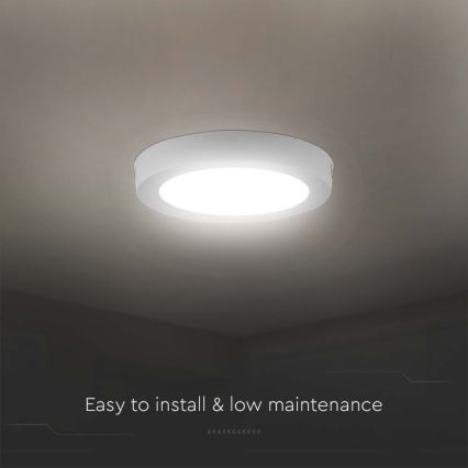 LED-kattovalaisin LED/12W/230V 4000K valkoinen