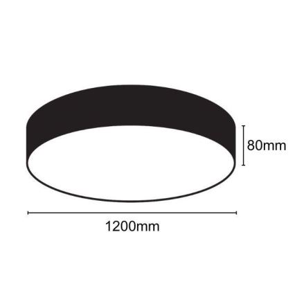 LED-kattovalaisin LED/150W/230V 4000K halkaisija 120 cm