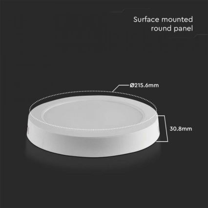 LED-kattovalaisin LED/18W/230V 6500K