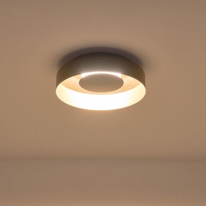 LED-kattovalaisin LED/20W/230V 3000K musta