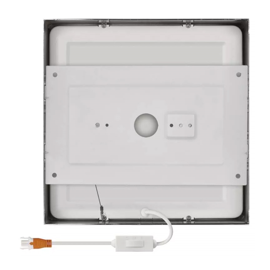 LED-kattovalaisin NEXXO LED/21W/230 3000/3500/4000K 22,5x22,5 cm mattakromi