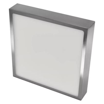LED-kattovalaisin NEXXO LED/21W/230 3000/3500/4000K 22,5x22,5 cm mattakromi