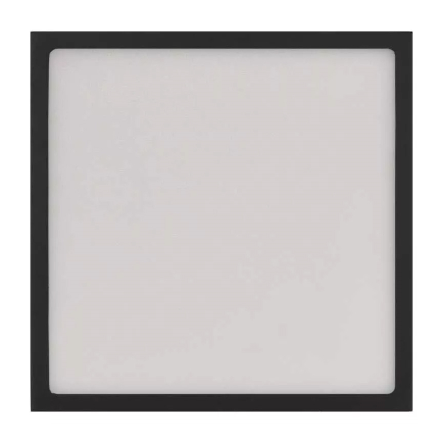 LED Kattovalaisin NEXXO LED/21W/230V 3000/3500/4000K 22,5x22,5 cm musta