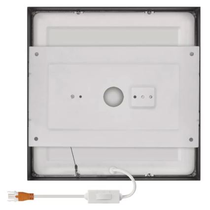 LED Kattovalaisin NEXXO LED/21W/230V 3000/3500/4000K 22,5x22,5 cm musta