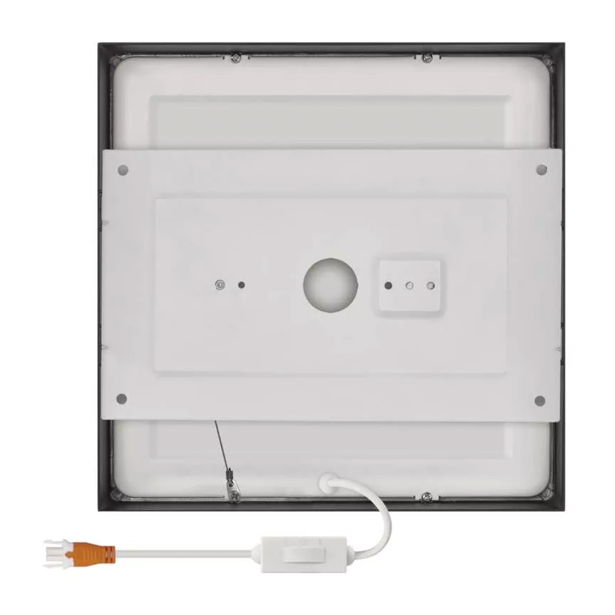 LED Kattovalaisin NEXXO LED/21W/230V 3000/3500/4000K 22,5x22,5 cm musta