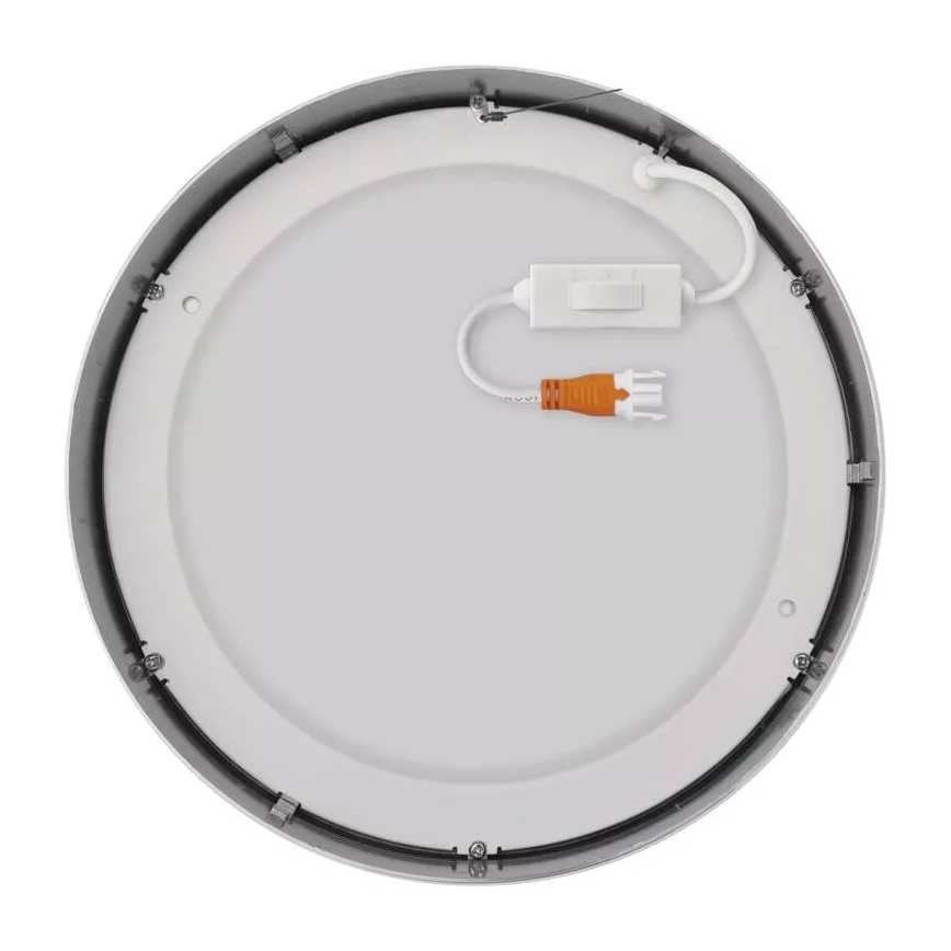 LED-kattovalaisin NEXXO LED/21W/230V 3000/3500/4000K halkaisija 22,5 cm kiiltävä kromi