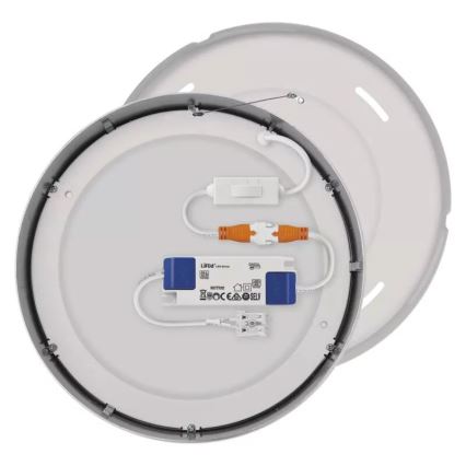LED-kattovalaisin NEXXO LED/21W/230V 3000/3500/4000K halkaisija 22,5 cm kiiltävä kromi