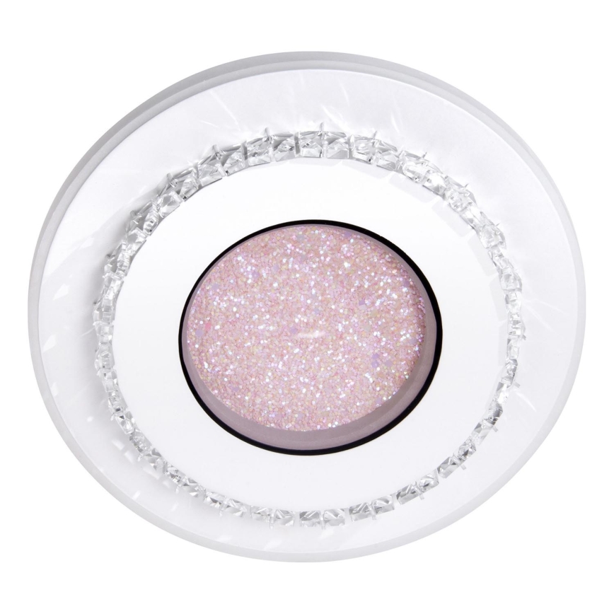 LED-kattovalaisin LED/24W/230V 3000-6000K halkaisija 20 cm valkoinen/vaaleanpunainen