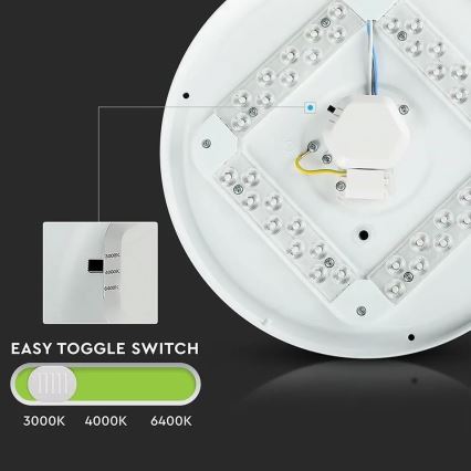 LED Kattovalaisin LED/24W/230V 35cm 3000K/4000K/6400K