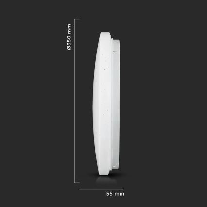 LED Kattovalaisin LED/24W/230V 35cm 3000K/4000K/6400K