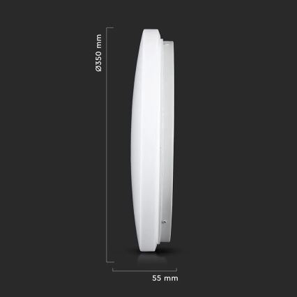 LED Kattovalaisin LED/24W/230V 35cm 3000K/4000K/6400K