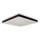 LED-kattovalaisin LED/24W/230V 4000K 45x45 cm musta