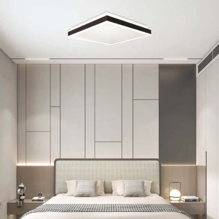 LED-kattovalaisin LED/24W/230V 4000K 45x45 cm musta