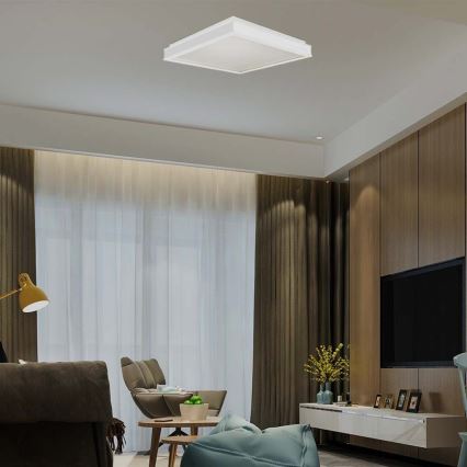LED-kattovalaisin LED/24W/230V 4000K 45x45 cm valkoinen