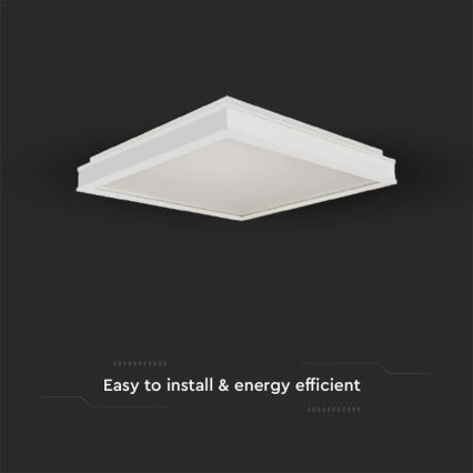 LED-kattovalaisin LED/24W/230V 4000K 45x45 cm valkoinen