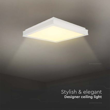 LED-kattovalaisin LED/24W/230V 4000K 45x45 cm valkoinen