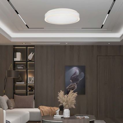 LED-kattovalaisin LED/24W/230V 4000K halkaisija 45 cm valkoinen