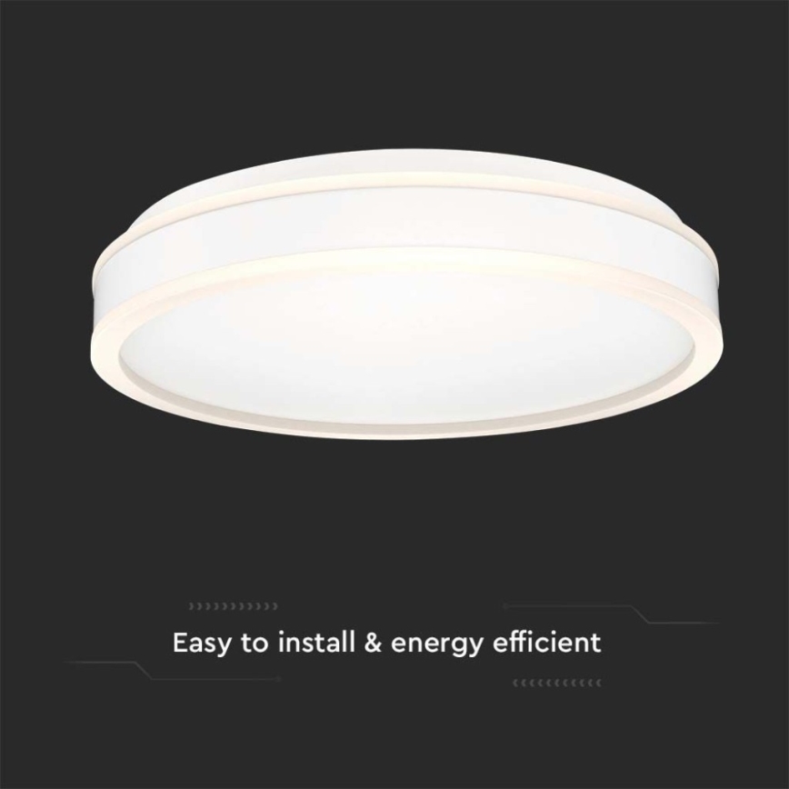 LED-kattovalaisin LED/24W/230V 4000K halkaisija 45 cm valkoinen