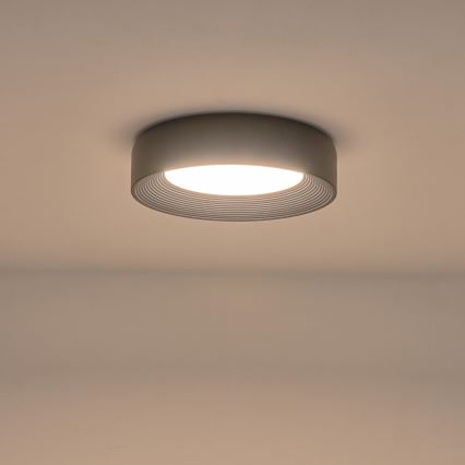 LED-kattovalaisin LED/30W/230V 3000K musta halkaisija 40 cm