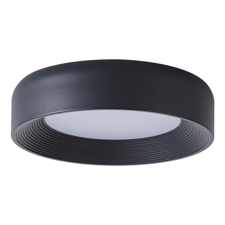 LED-kattovalaisin LED/30W/230V 3000K musta halkaisija 40 cm