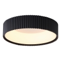 LED-kattovalaisin LED/30W/230V 3000K musta halkaisija 46 cm